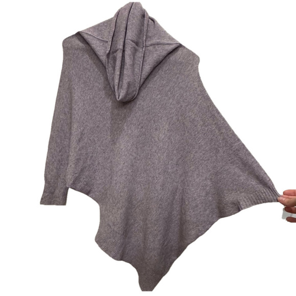 Vintage Purple Italian Turtleneck Asymmetrical Sweater - Picture 5 of 8